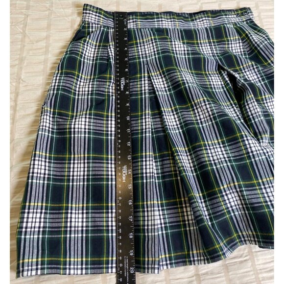 Dennis Uniform Girls Junior Carden Plaid Pleated Skirt, J9 - Picture 8 of 8